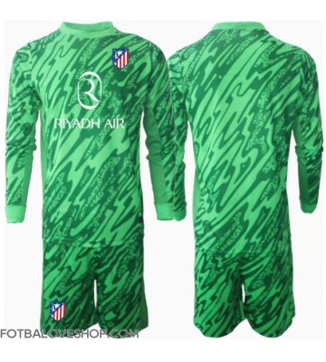 Atletico Madrid Brankářské Dětské Venkovní Dres 2024-25 Dlouhý Rukáv (+ trenýrky)